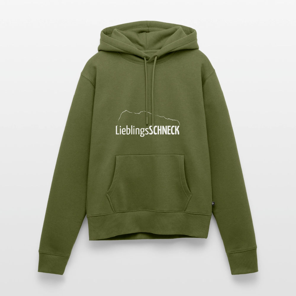 Frauen Premium Hoodie | LieblingsSCHNECK - Khaki