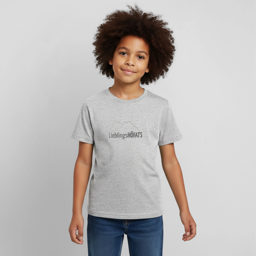 Kinder T-Shirt | LieblingsHÖFATS - Grau meliert