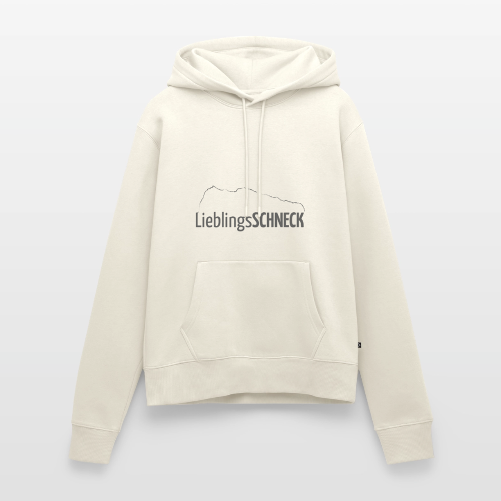 Frauen Premium Hoodie | LieblingsSCHNECK - Naturweiß