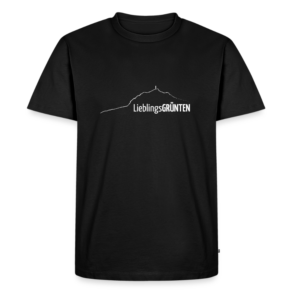 Männer Premium T-Shirt | LieblingsGRÜNTEN - Schwarz