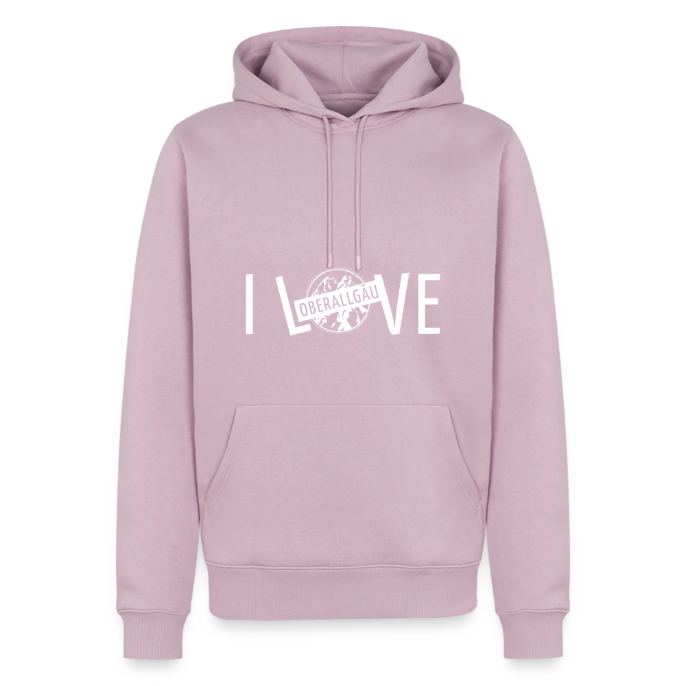 Männer Premium Hoodie | I LOVE - Altrosa