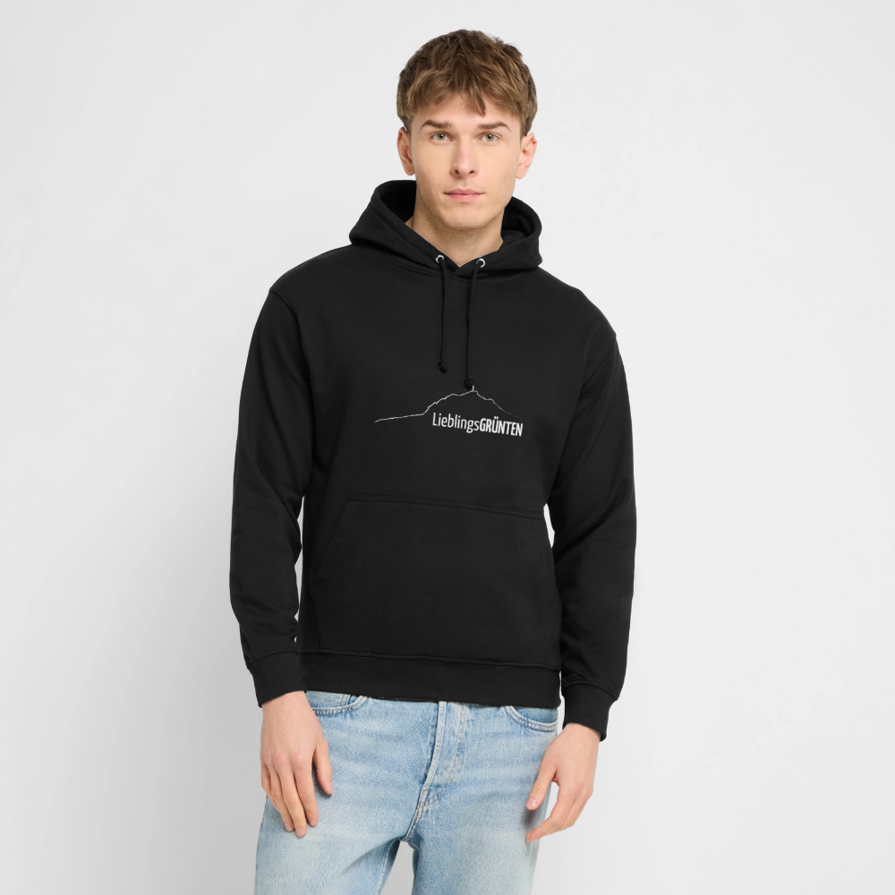 Unisex Hoodie | LieblingsGRÜNTEN - Schwarz