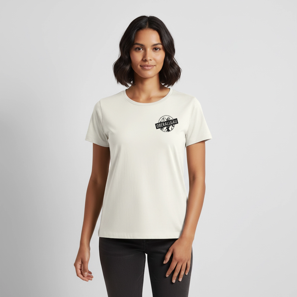 Frauen Premium T-Shirt | OBERALLGÄU - Naturweiß