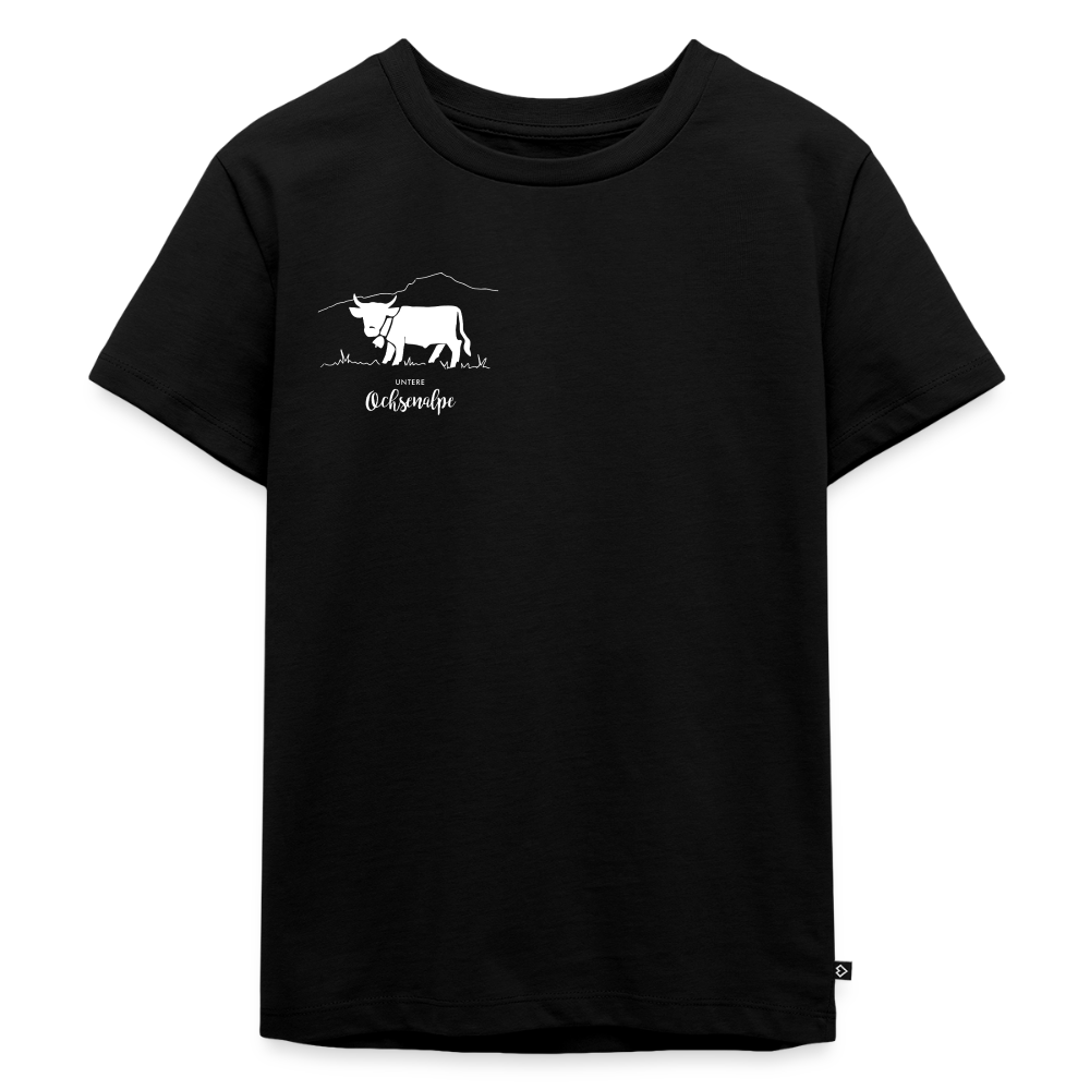 Kinder Premium T-Shirt | Untere Ochsenalpe - Schwarz