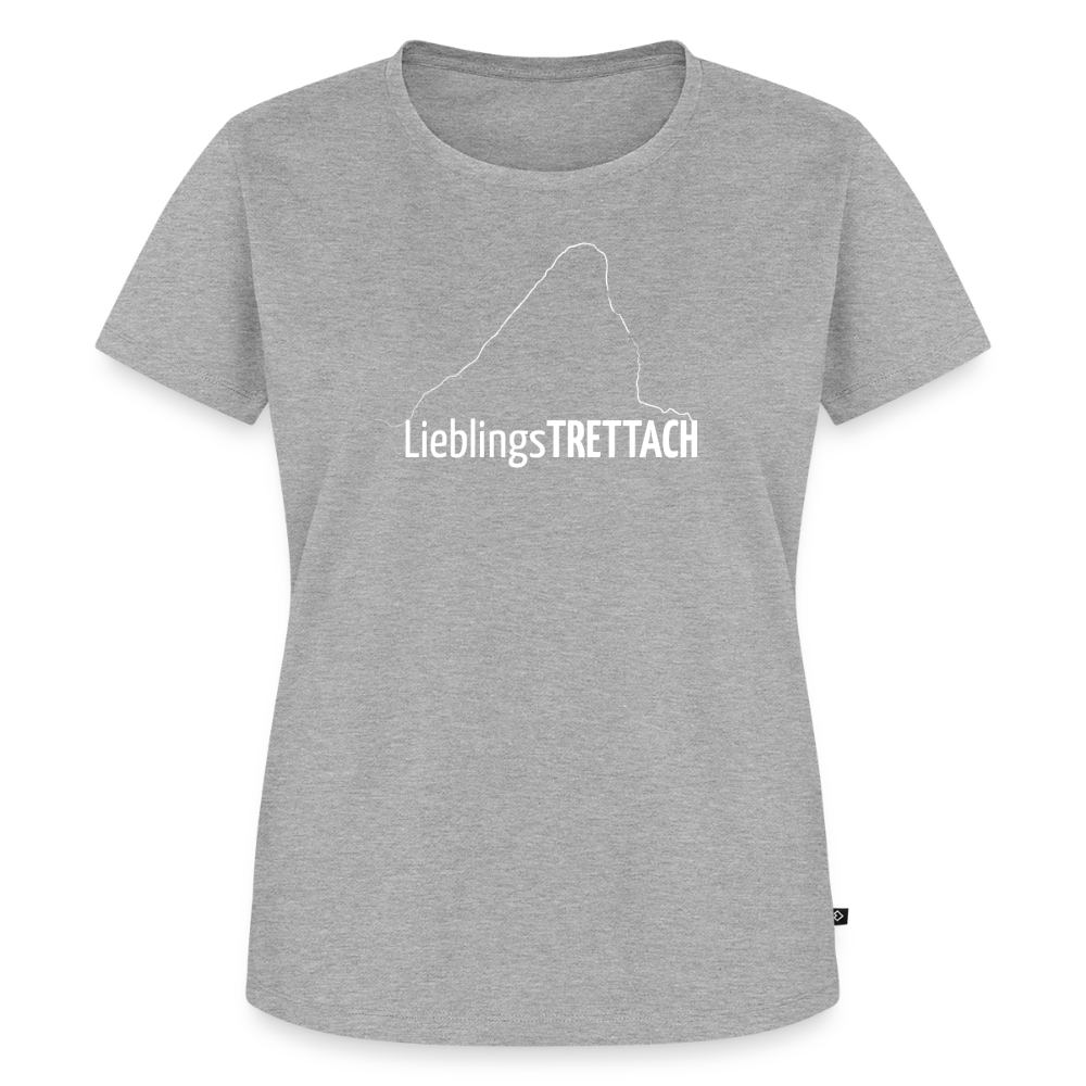 Frauen Premium T-Shirt | LieblingsTRETTACH - Grau meliert