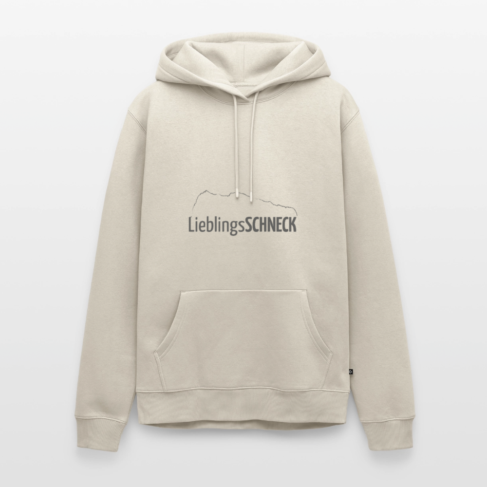 Männer Premium Hoodie | LieblingsSCHNECK - Beige