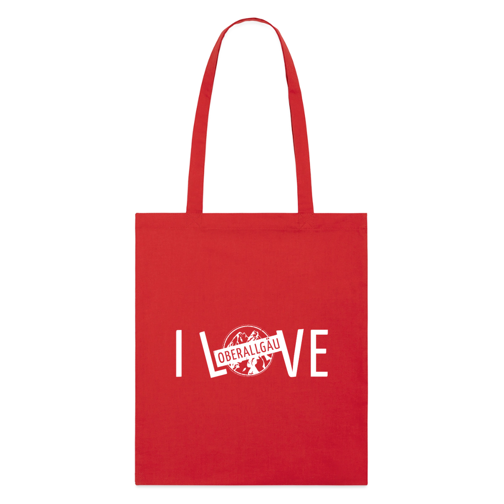 Stanley/Stella Bio-Stoffbeutel | I LOVE - Rot