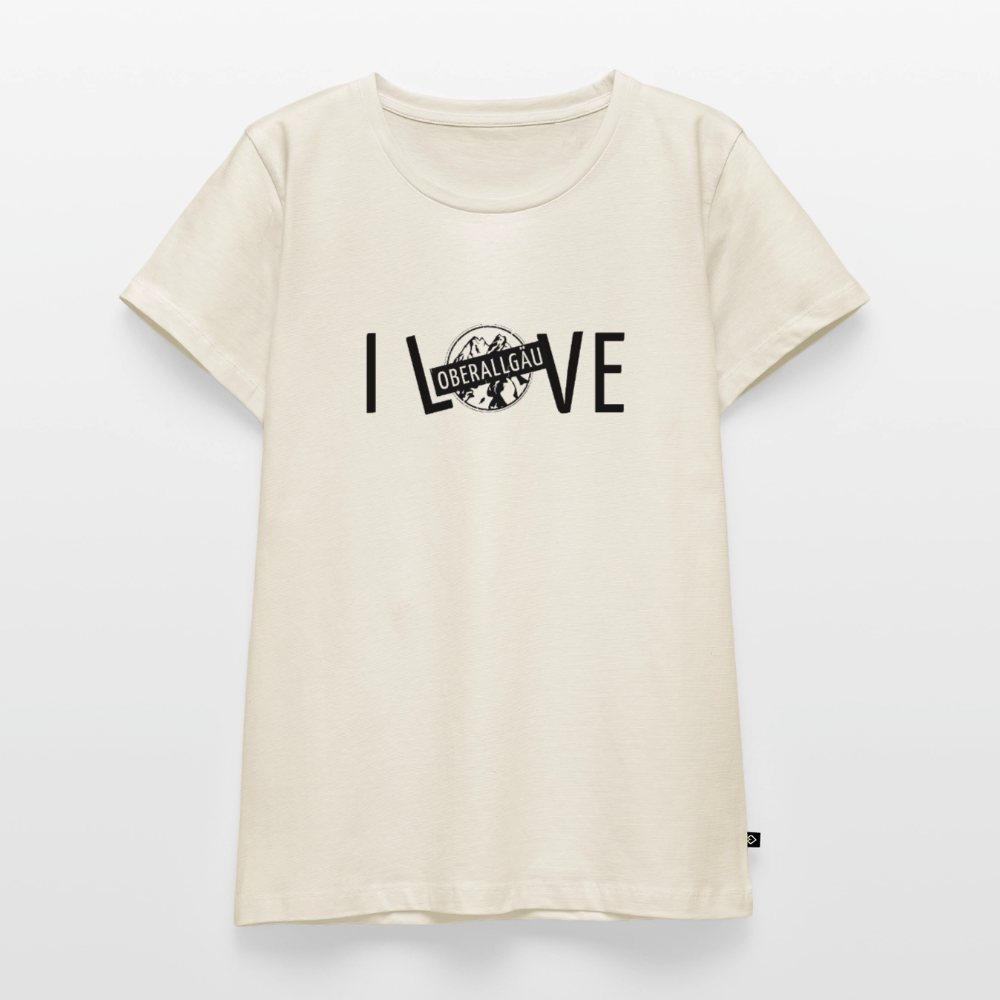 Frauen Premium T-Shirt | I LOVE - Naturweiß