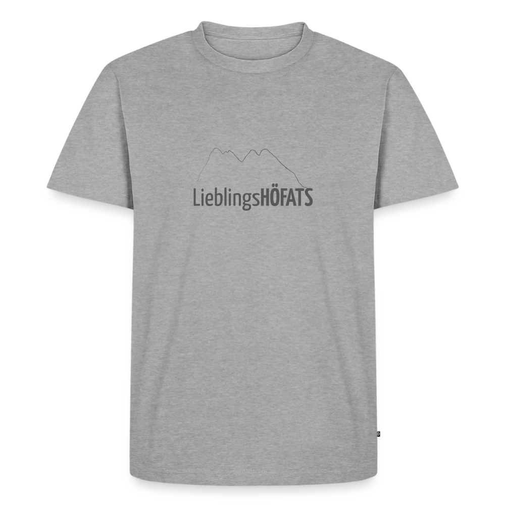 Männer Premium T-Shirt | LieblingsHÖFATS - Grau meliert