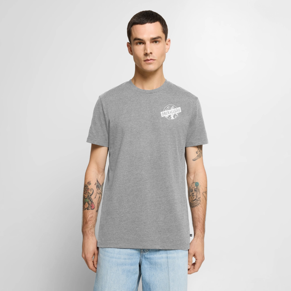 Männer Premium T-Shirt | OBERALLGÄU - Grau meliert