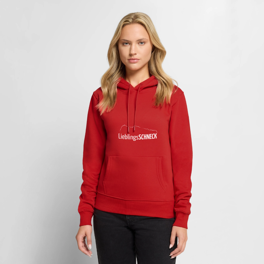 Frauen Premium Hoodie | LieblingsSCHNECK - Rot