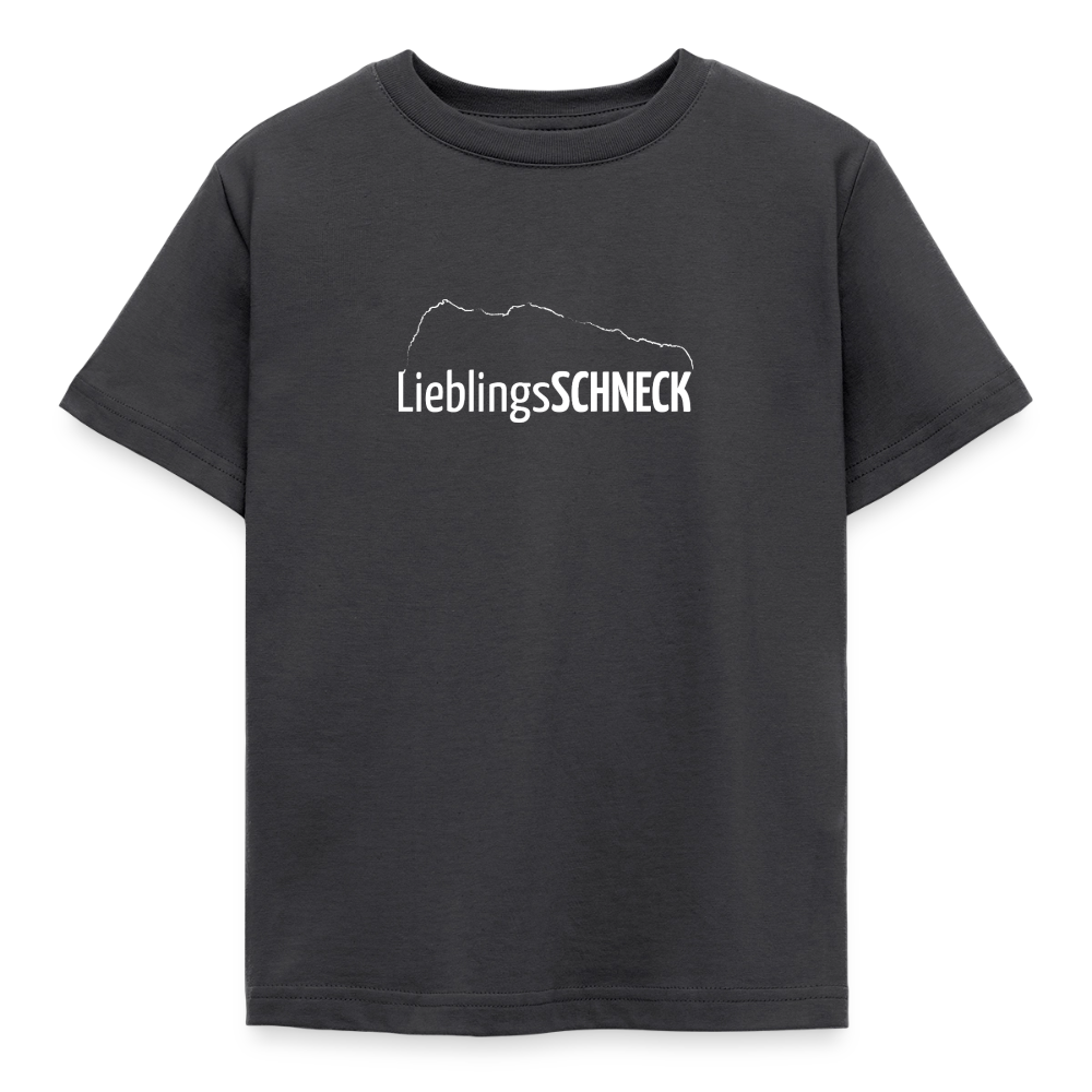 Kinder T-Shirt | LieblingsSCHNECK - Dunkelgrau