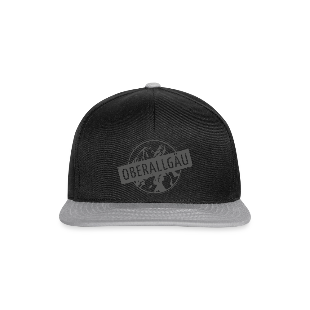 Snapback Cap | OBERALLGÄU - Schwarz/Grau