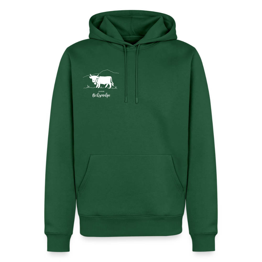 Männer Premium Hoodie | Untere Ochsenalpe - Flaschengrün