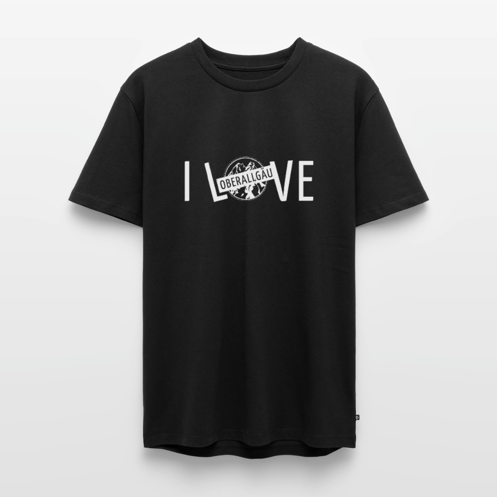 Männer Premium T-Shirt | I LOVE - Schwarz