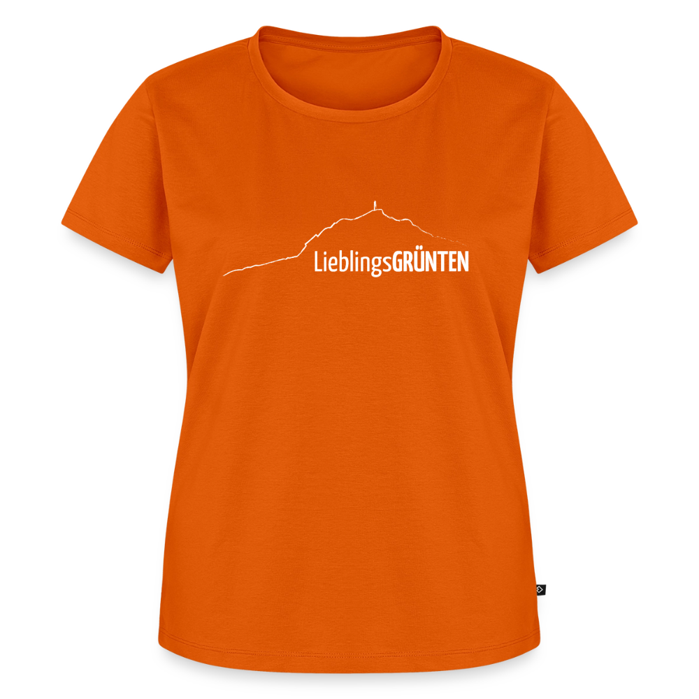 Frauen Premium T-Shirt | LieblingsGRÜNTEN - Orange 