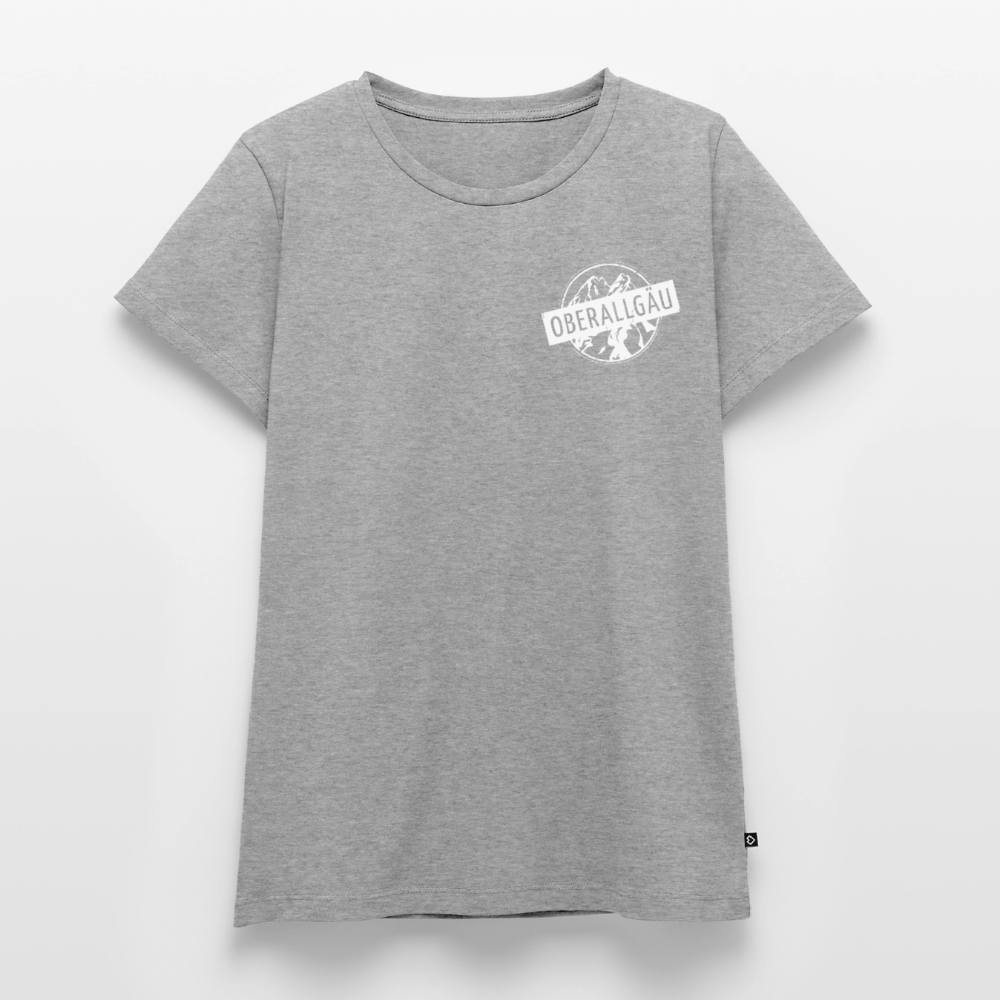 Frauen Premium T-Shirt | OBERALLGÄU - Grau meliert
