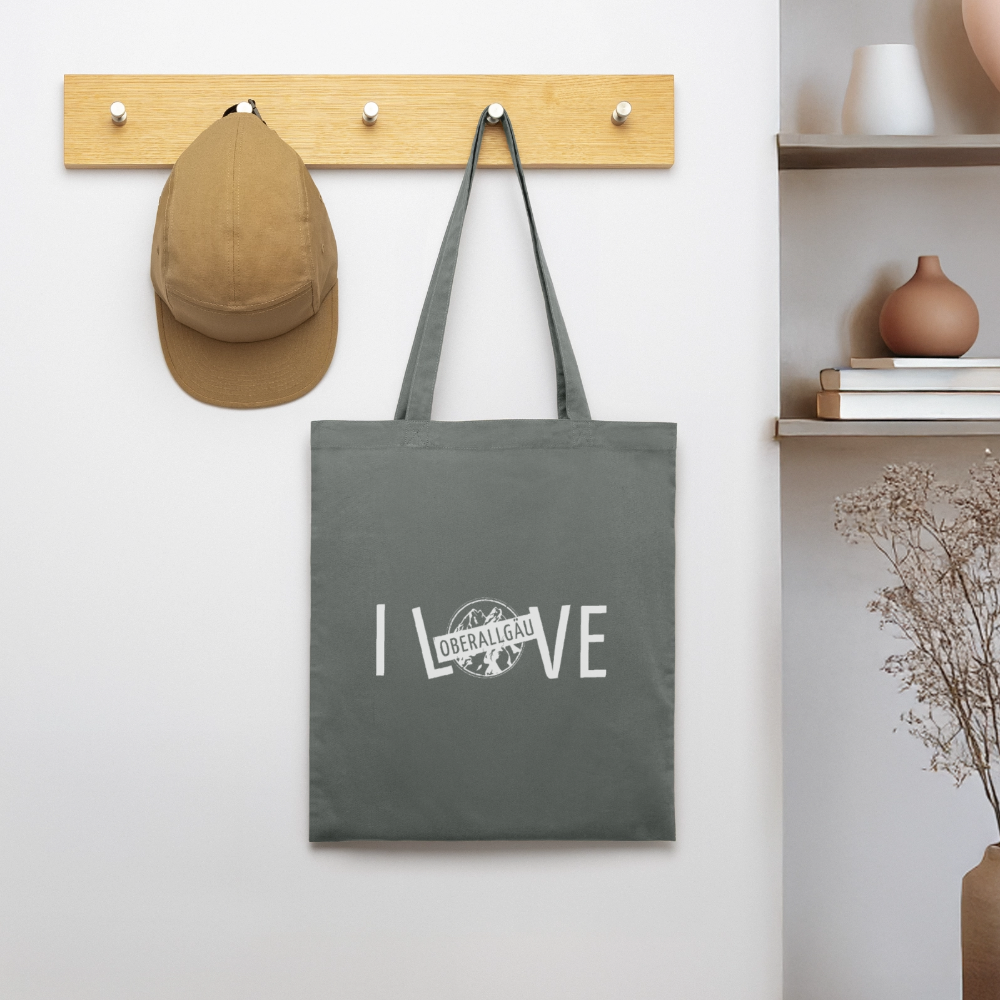 Stanley/Stella Bio-Stoffbeutel | I LOVE - Anthrazit