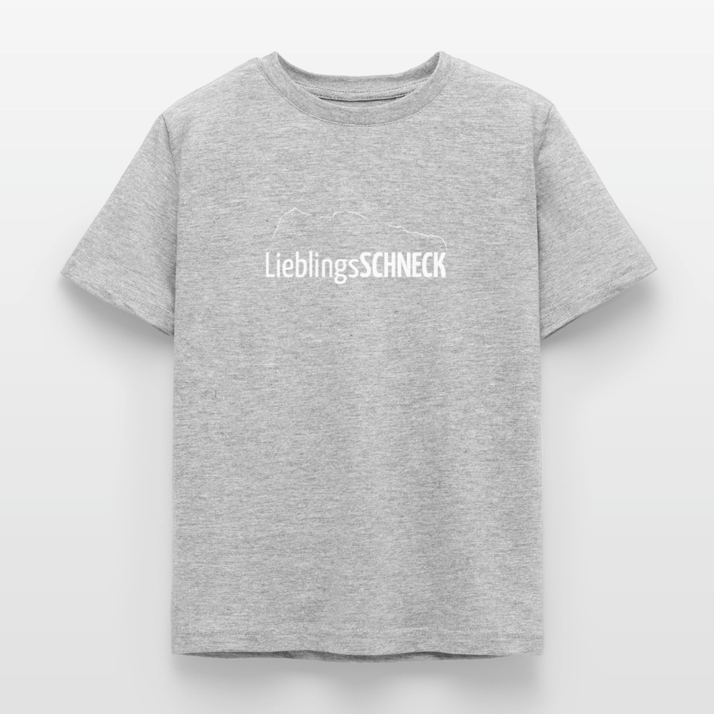 Kinder T-Shirt | LieblingsSCHNECK - Grau meliert