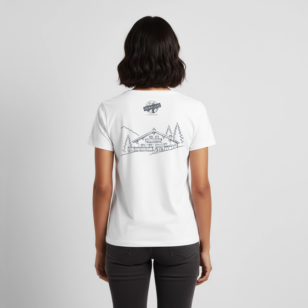 Frauen Premium T-Shirt | Untere Ochsenalpe - Weiß