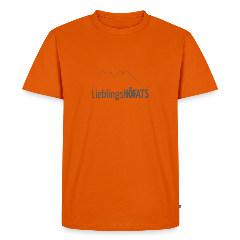 Männer Premium T-Shirt | LieblingsHÖFATS - Orange 