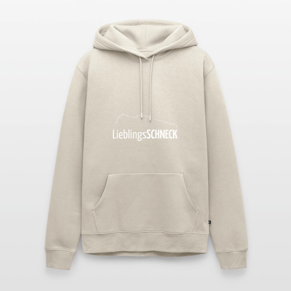Männer Premium Hoodie | LieblingsSCHNECK - Beige