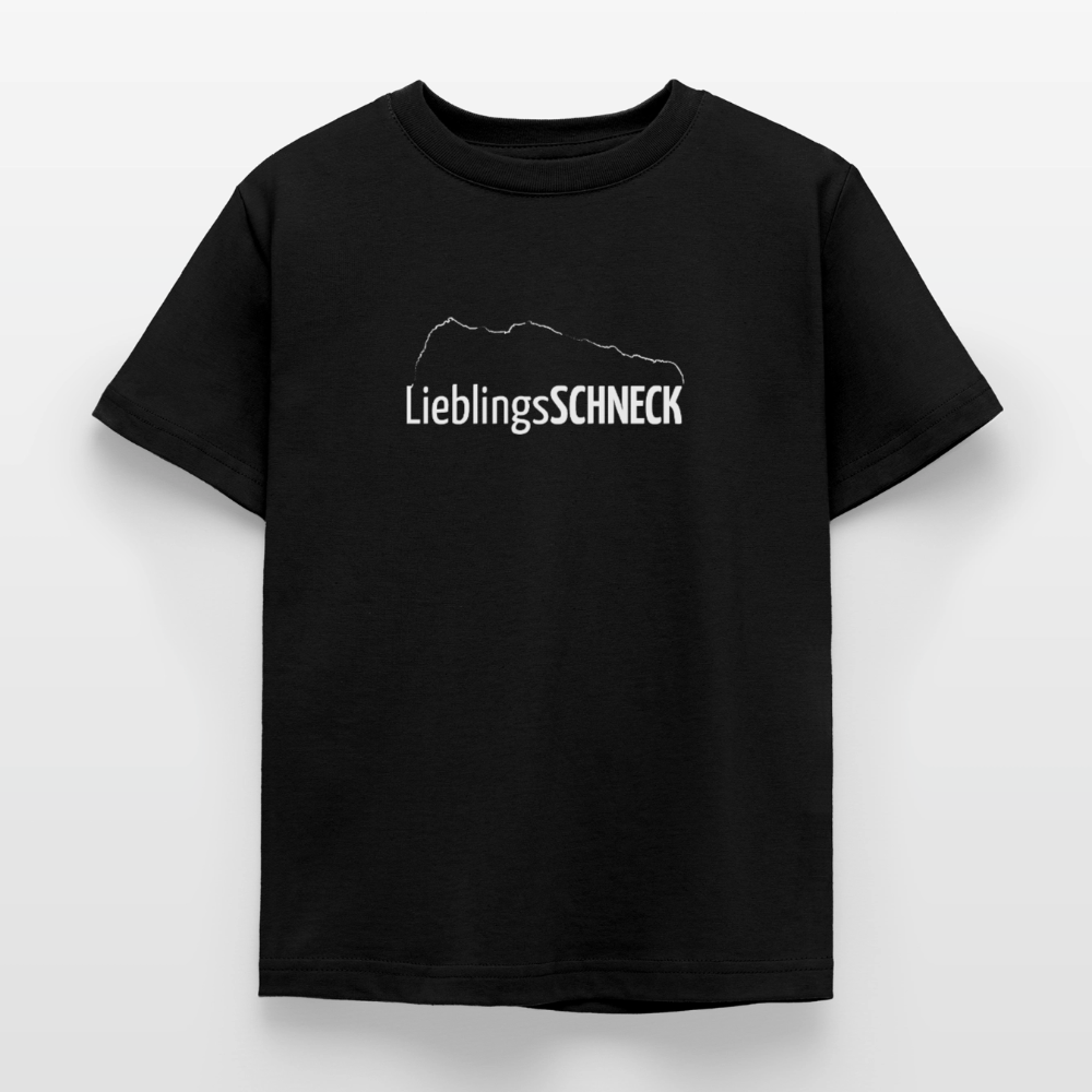 Kinder T-Shirt | LieblingsSCHNECK - Schwarz