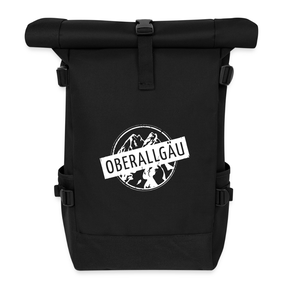 Rolltop Rucksack | OBERALLGÄU - Schwarz