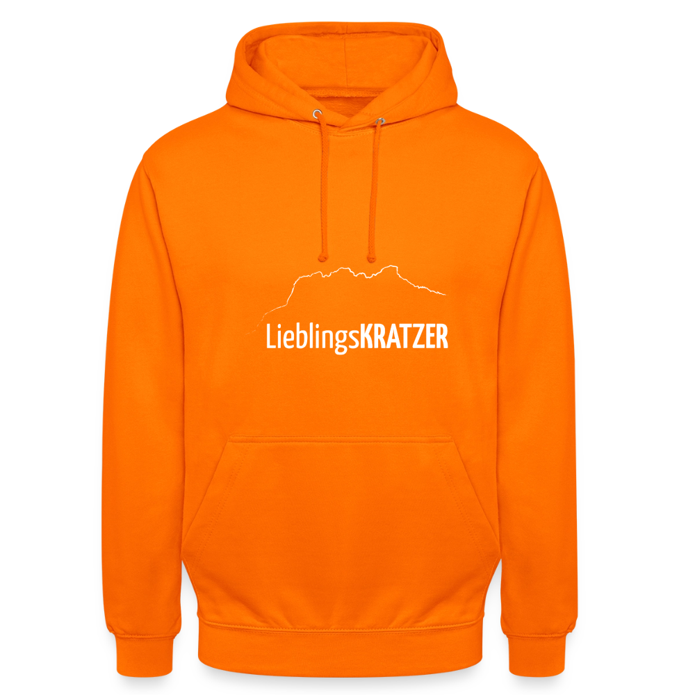 Unisex Hoodie | LieblingsKRATZER - Orange