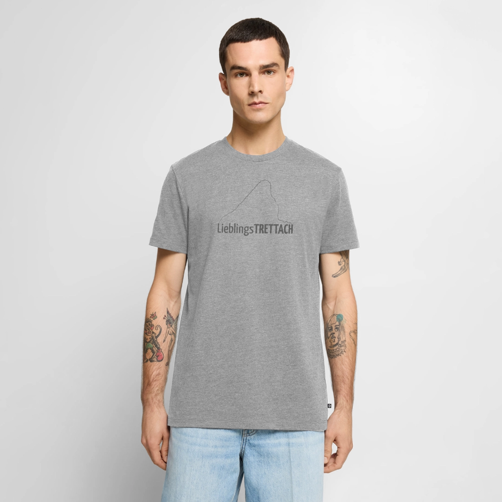 Männer Premium T-Shirt | LieblingsTRETTACH - Grau meliert