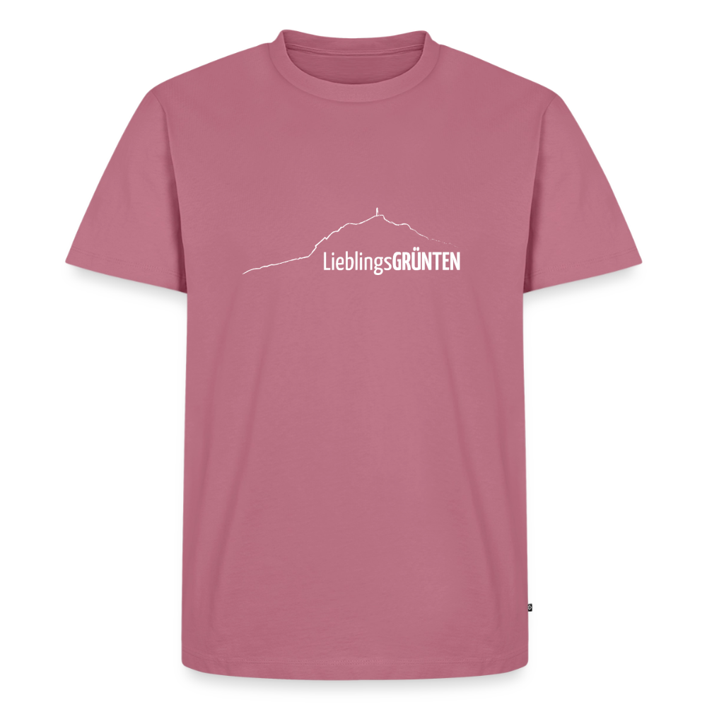 Männer Premium T-Shirt | LieblingsGRÜNTEN - Mauve