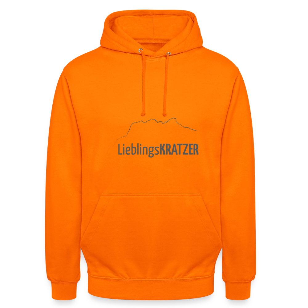 Unisex Hoodie | LieblingsKRATZER - Orange