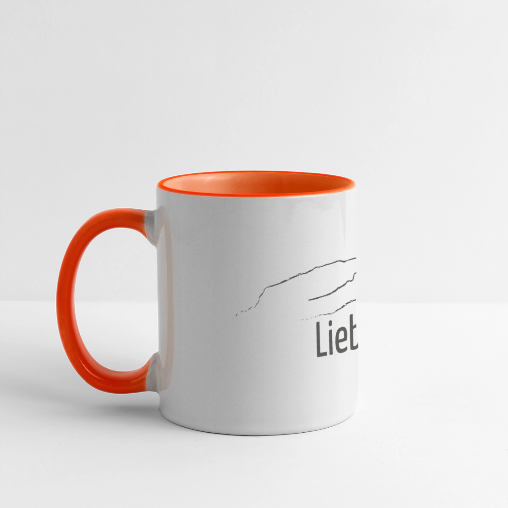 Panoramatasse | LieblingsIFEN - Weiß/Orange