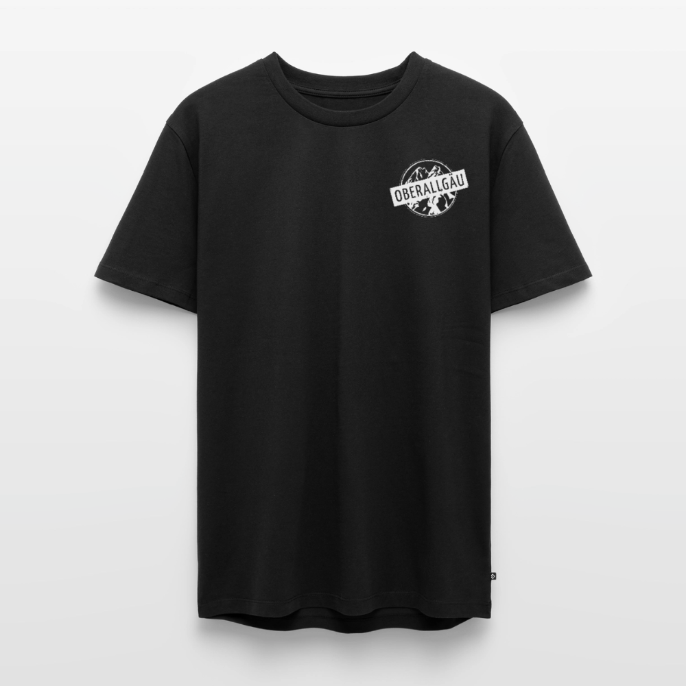 Männer Premium T-Shirt | OBERALLGÄU - Schwarz