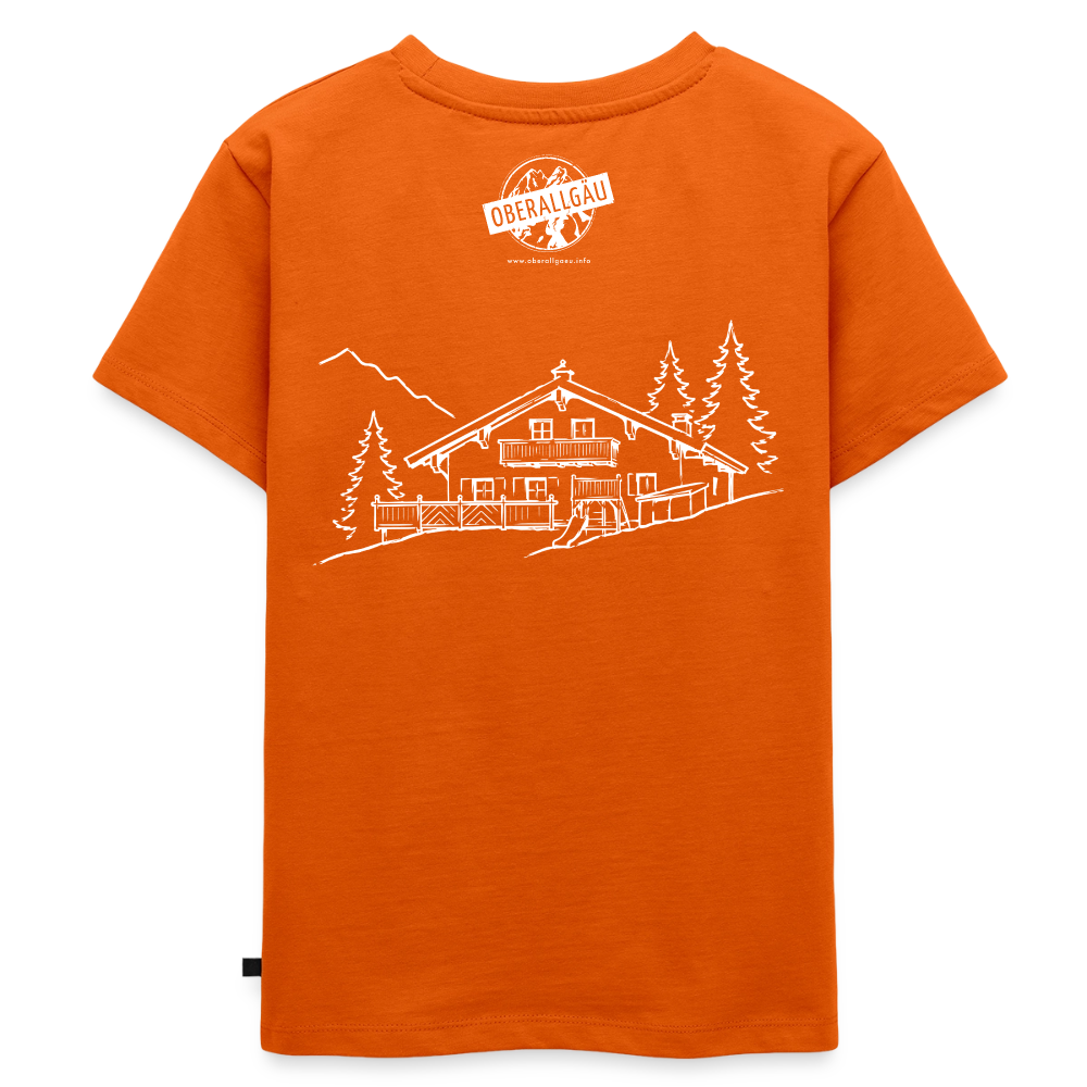 Kinder Premium T-Shirt | Untere Ochsenalpe - Orange 