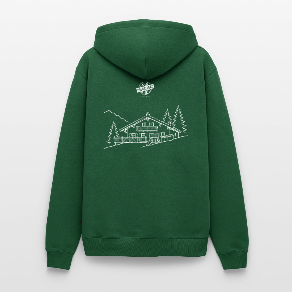 Männer Premium Hoodie | Untere Ochsenalpe - Flaschengrün