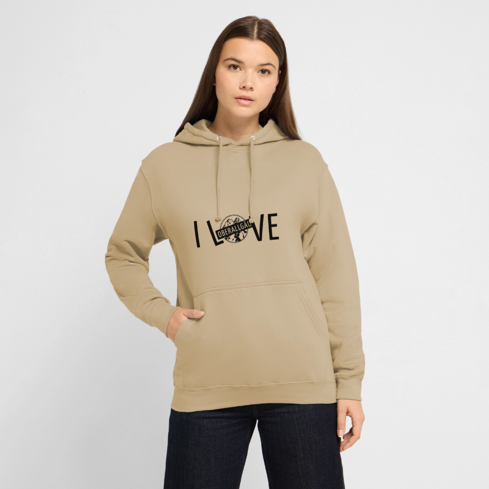 Unisex Hoodie | I LOVE - Beige