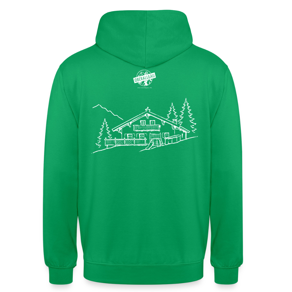 Unisex Hoodie | Untere Ochsenalpe - Kelly Green