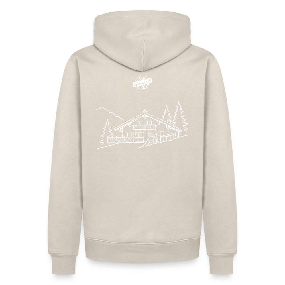 Männer Premium Hoodie | Untere Ochsenalpe - Beige