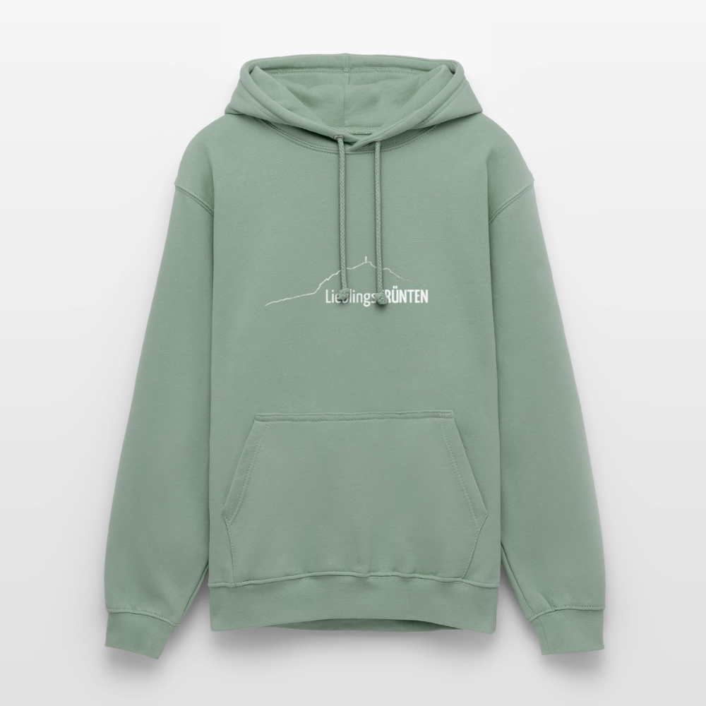 Unisex Hoodie | LieblingsGRÜNTEN - Graugrün