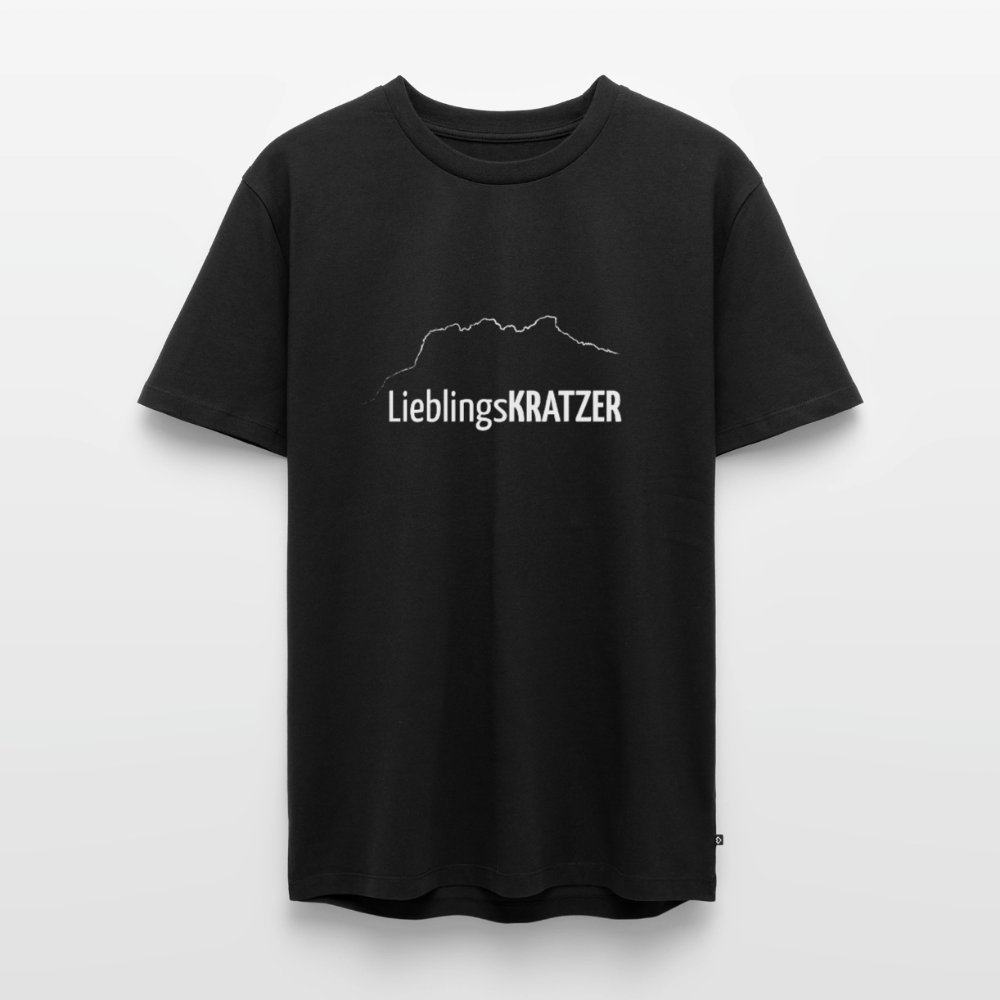 Männer Premium T-Shirt | LieblingsKRATZER - Schwarz