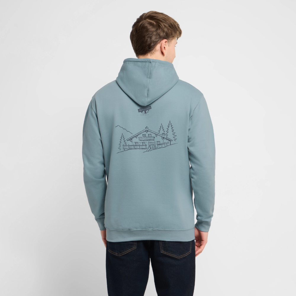 Unisex Hoodie | Untere Ochsenalpe - Nebelblau