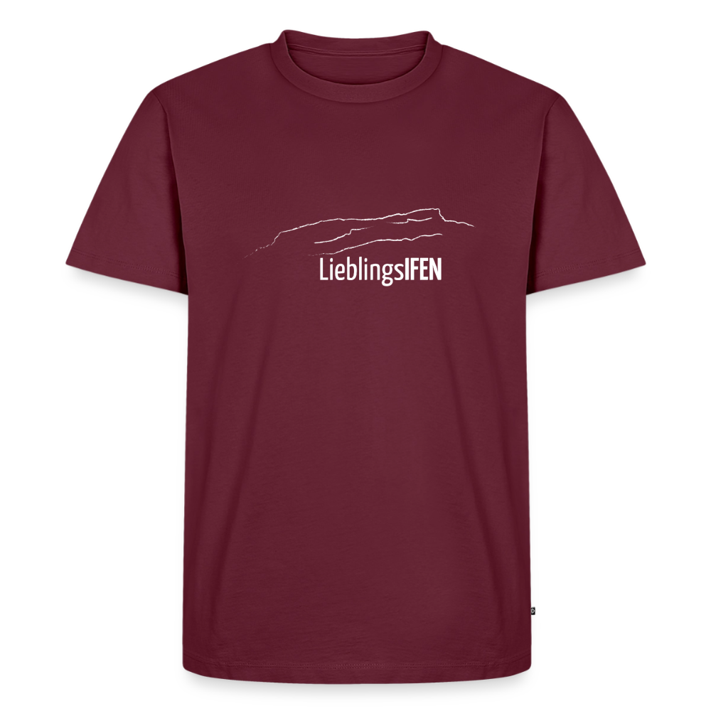 Männer Premium T-Shirt | LieblingsIFEN - Burgunderrot