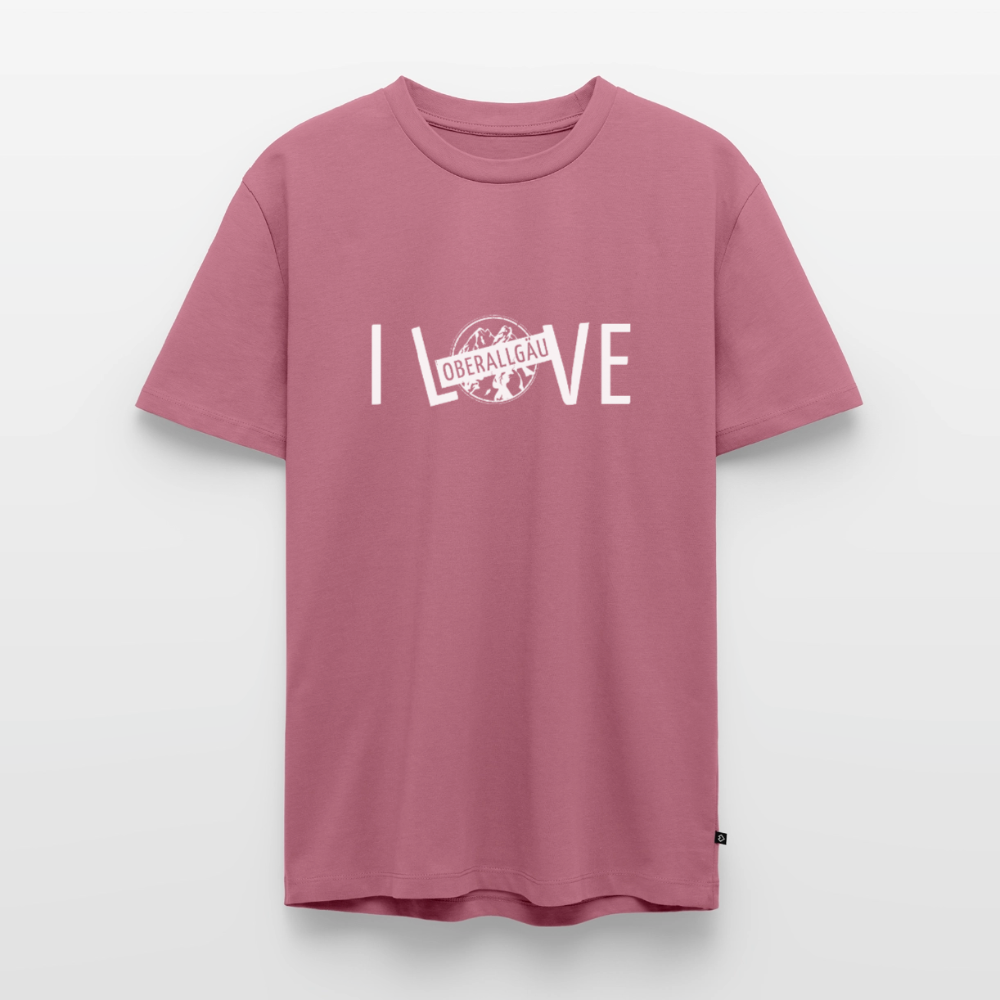 Männer Premium T-Shirt | I LOVE - Mauve