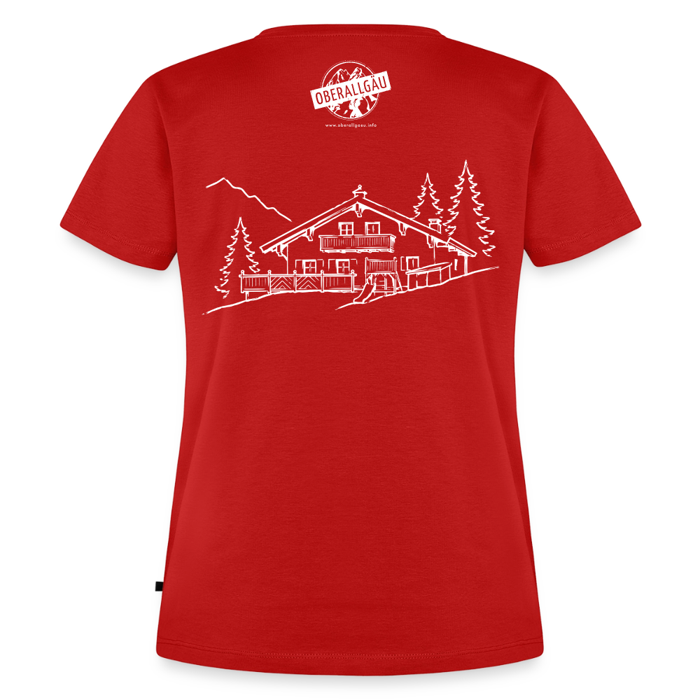 Frauen Premium T-Shirt | Untere Ochsenalpe - Rot