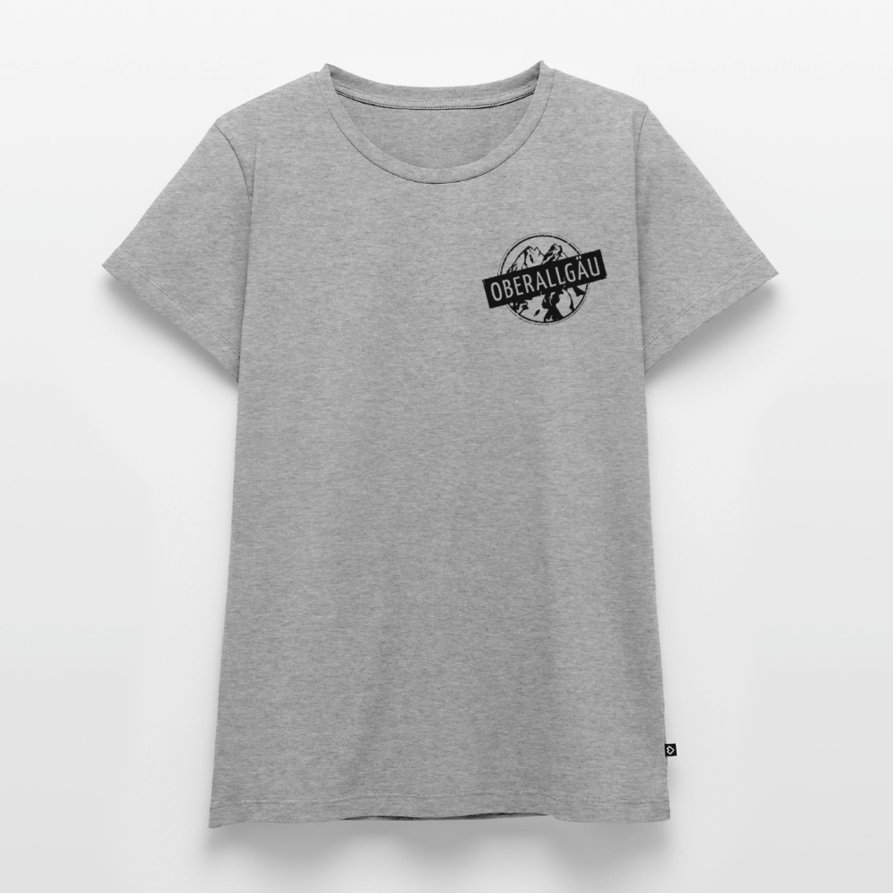 Frauen Premium T-Shirt | OBERALLGÄU - Grau meliert