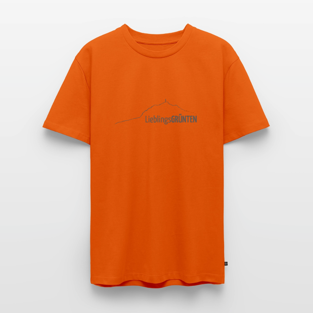 Männer Premium T-Shirt | LieblingsGRÜNTEN - Orange 