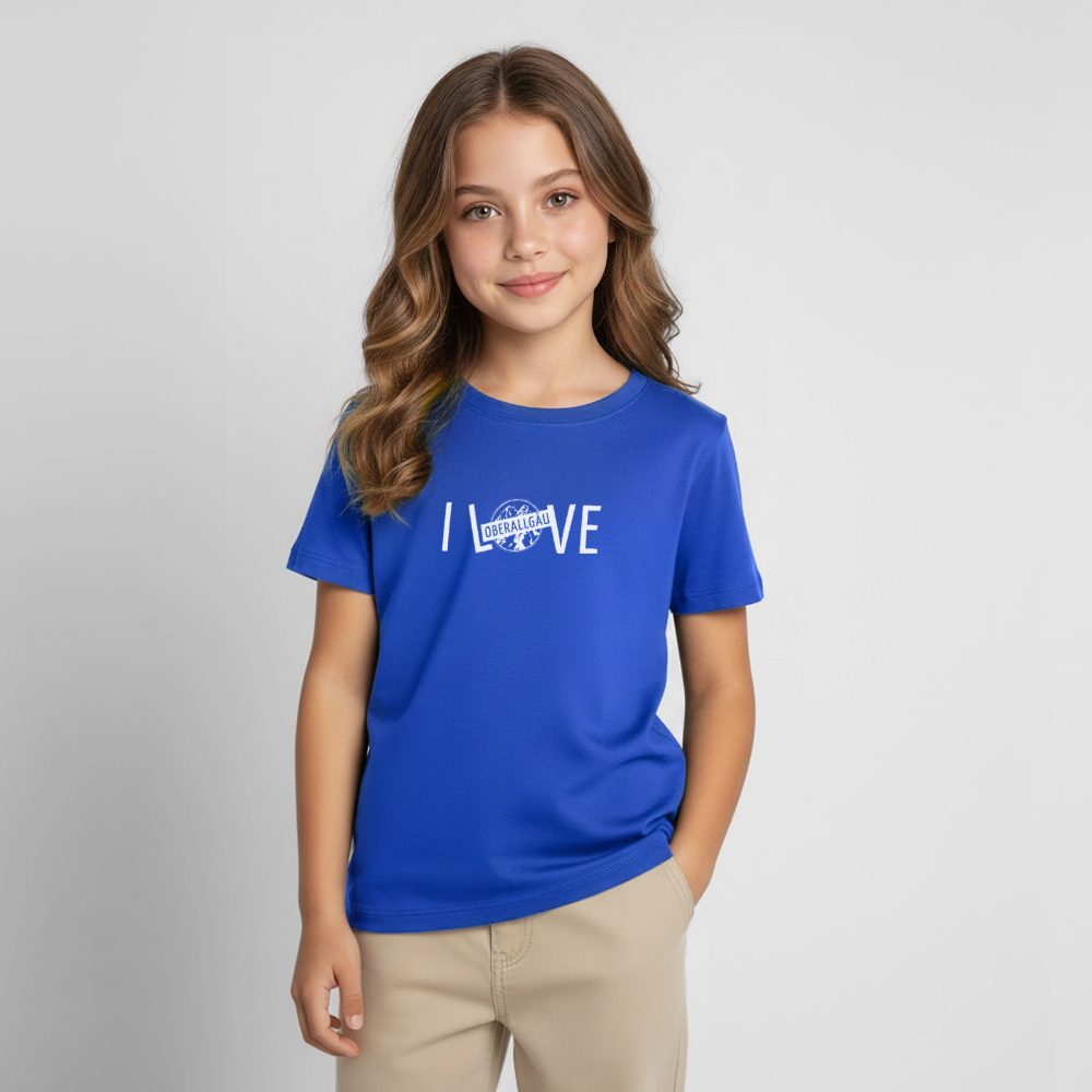 Kinder T-Shirt | I LOVE - Royalblau