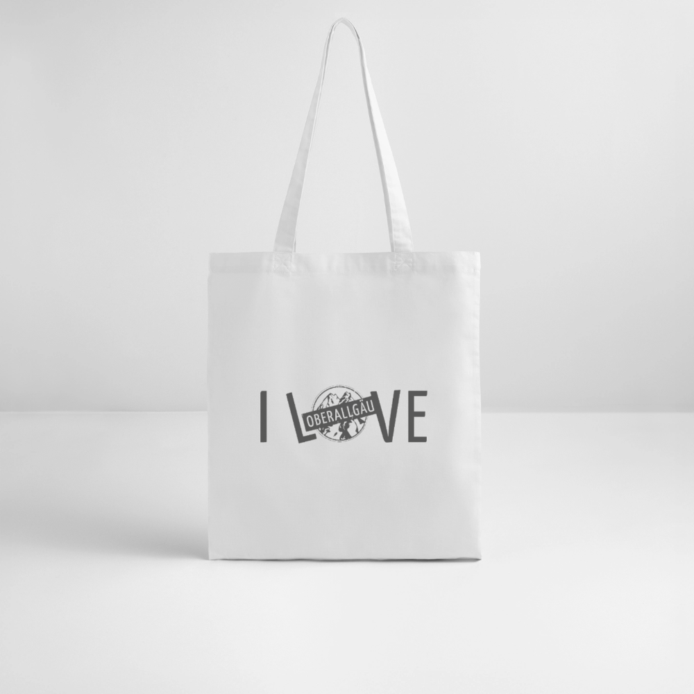 Stanley/Stella Bio-Stoffbeutel | I LOVE - Weiß
