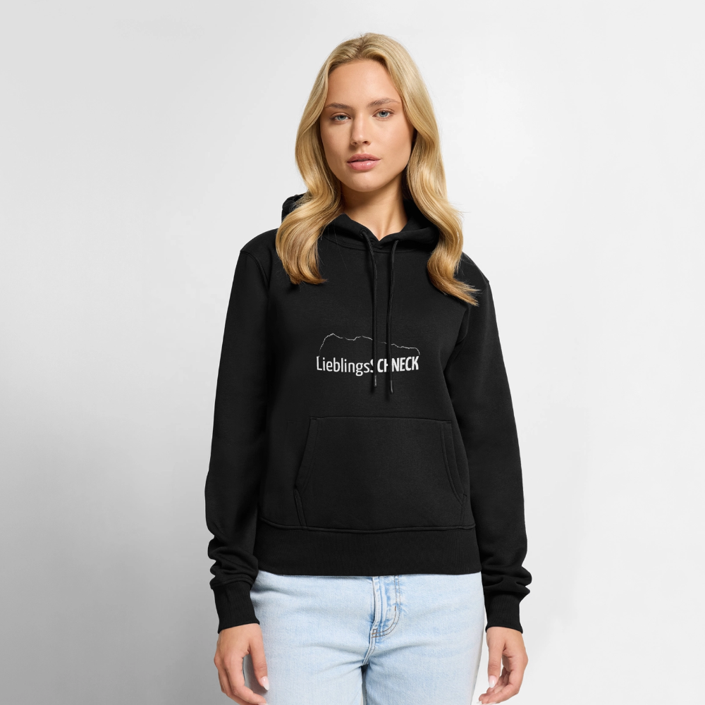 Frauen Premium Hoodie | LieblingsSCHNECK - Schwarz